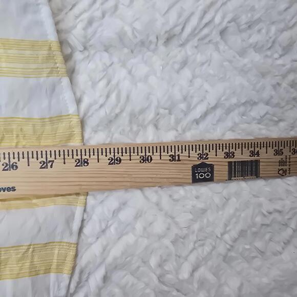 Lulus Women's Yellow and White Striped Off-Shoulder Casual Dress Size S - Picture 6 of 8